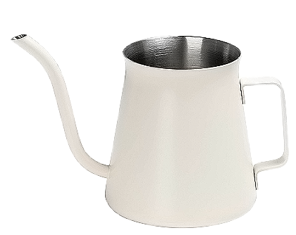 ابريق ترشيح ستيل أسود وأبيض