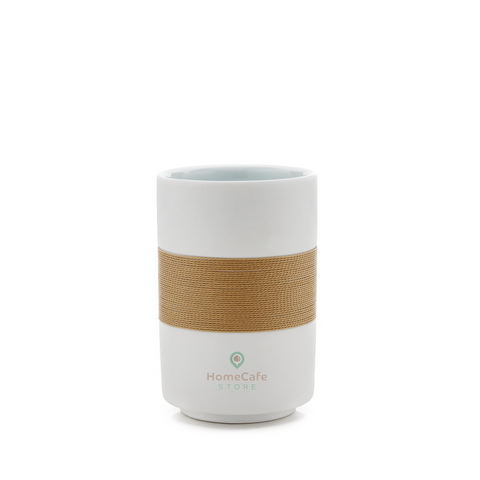 أكواب سيراميك بخيوط قماشية