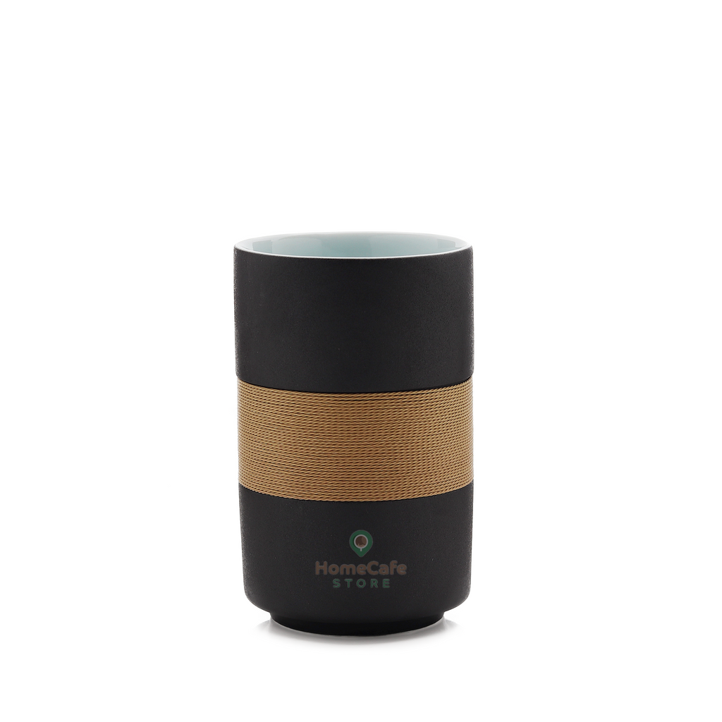 أكواب سيراميك بخيوط قماشية