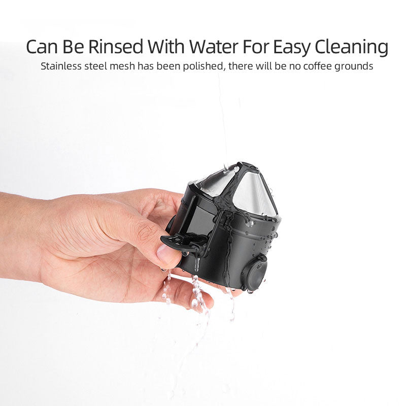 فلتر قهوة متنقل قابل لإعادة الاستخدام