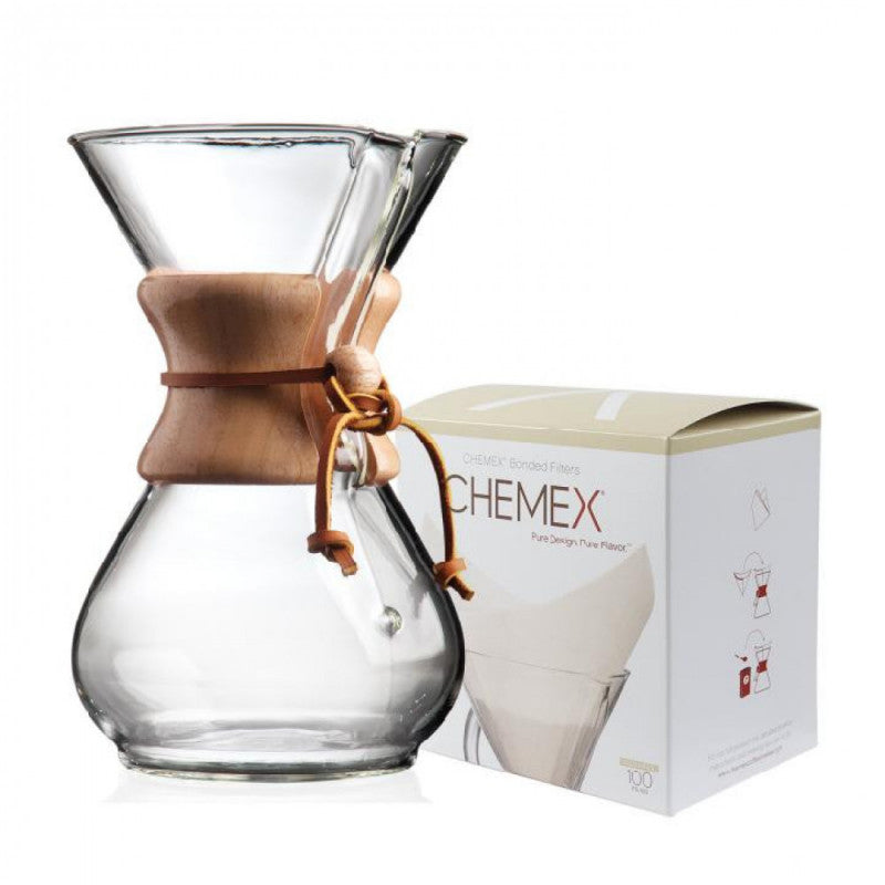 أداة ترشيح القهوة "كيمكس" الأصلية مع الفلاتر